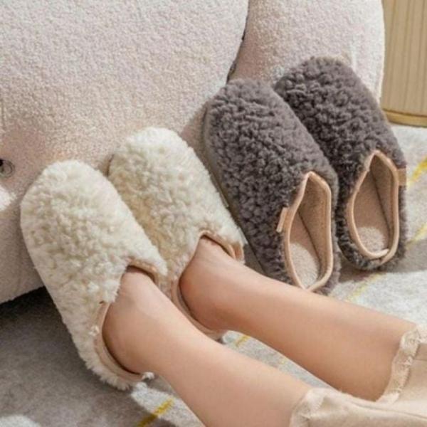 남녀 퍼슬리퍼 데일리 겨울 사무실 보온 털실 내화 방 화 겨울슬리퍼 털슬리퍼 거실 실내 털슬리퍼 실내