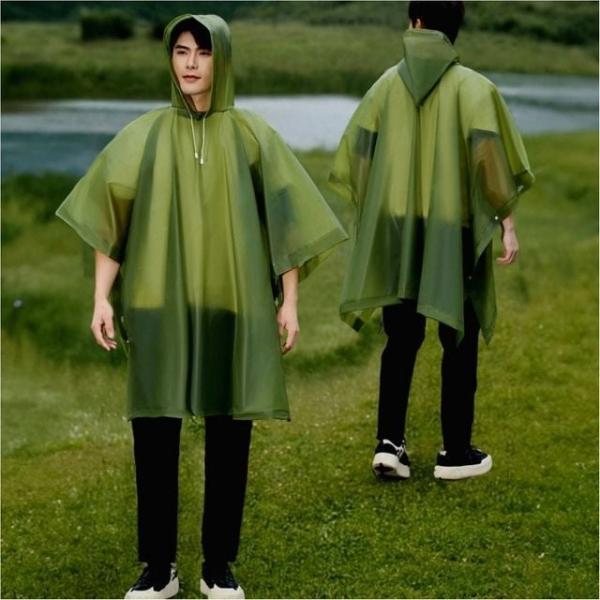 경량 판초우비 레인코트 남녀공용 골프 캠핑우비