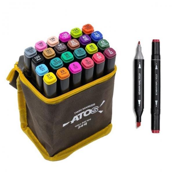 아토스 트윈 마카펜 24색