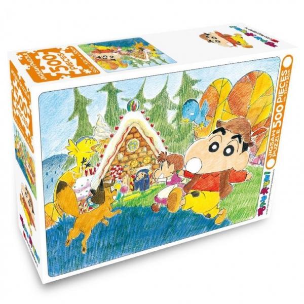 DIY 직소퍼즐 짱구는못말려 과자로만든집 500피스