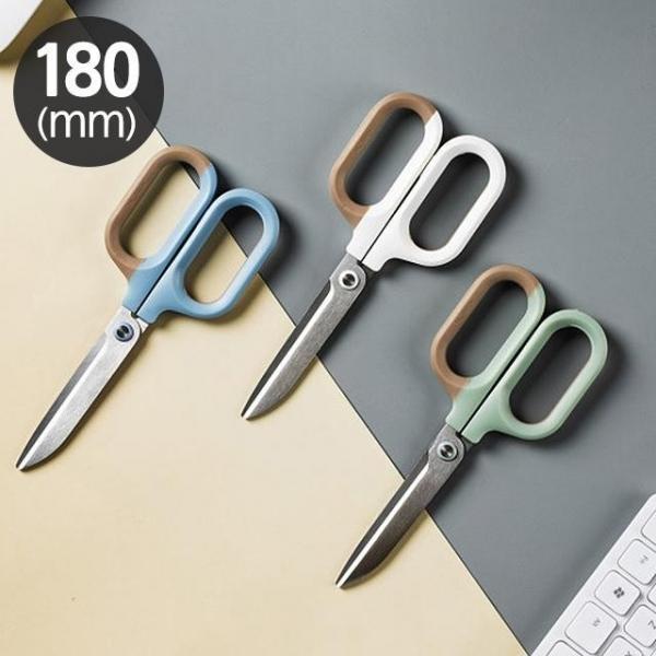델리 누사인 가위 180mm 곡선형 다목적 사무용 가정용