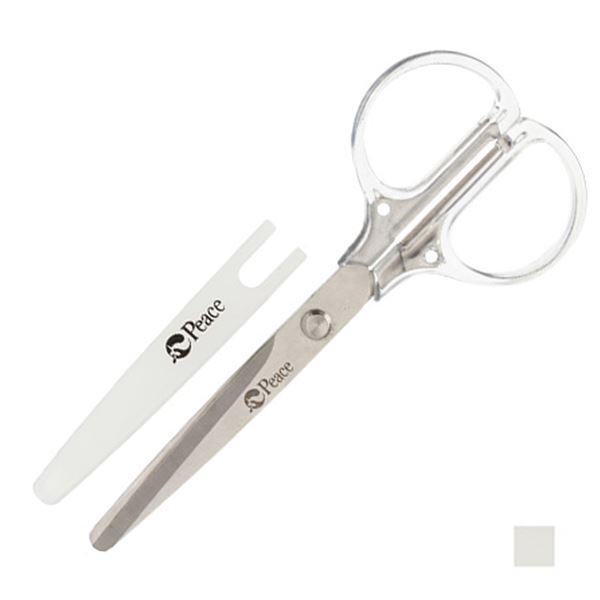 평화 M-220 안전캡 투명 다용도 문구용 가위