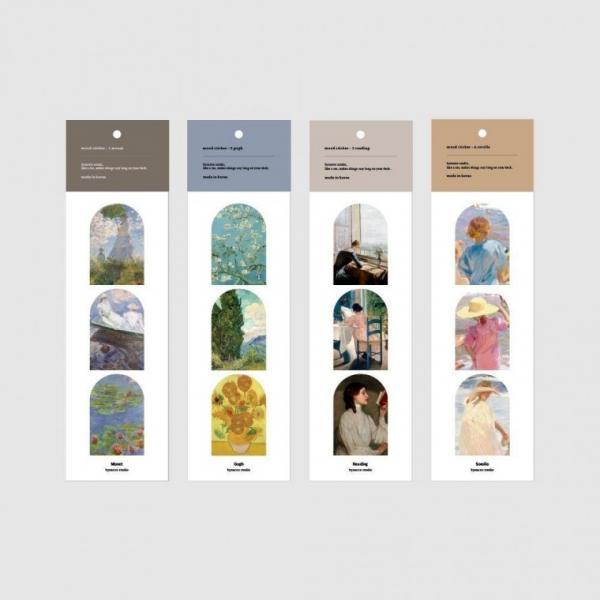 바이나쿠 무드 스티커 빈티지스티커