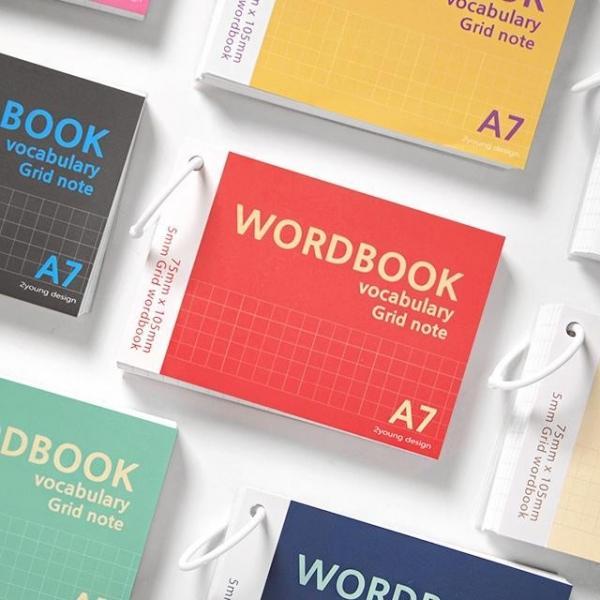 그리드 A7 링 단어장 영단어장 미니단어장