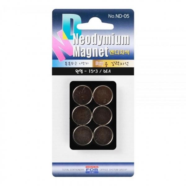 포비월드 8000 네오디움자석 블리스터 ND-05 (6개입)