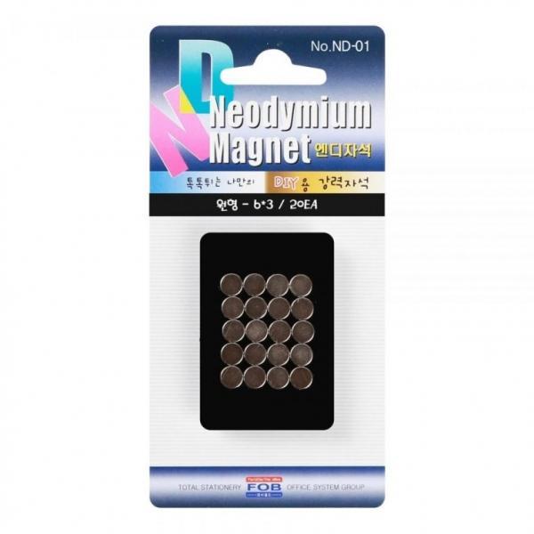 포비월드 8000 네오디움자석 블리스터 ND-01 (20개입)