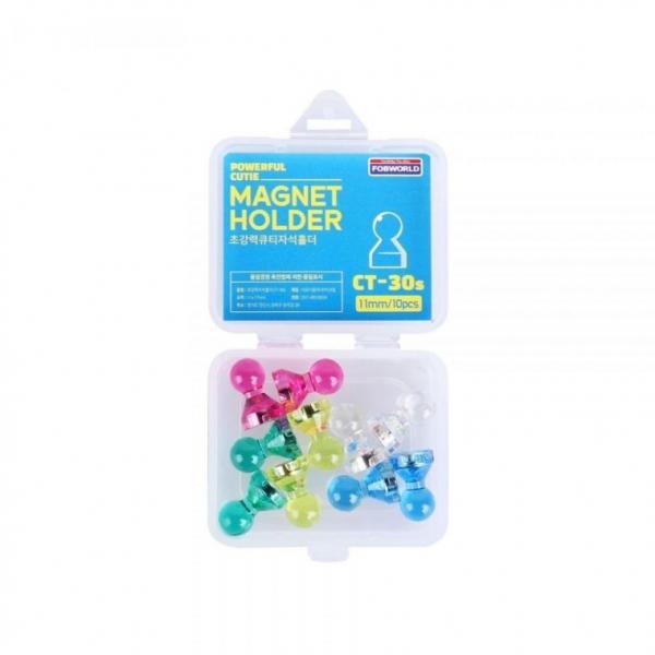 포비월드 7200 초강력 큐티자석홀더 CT-30s (11mm 10개입)