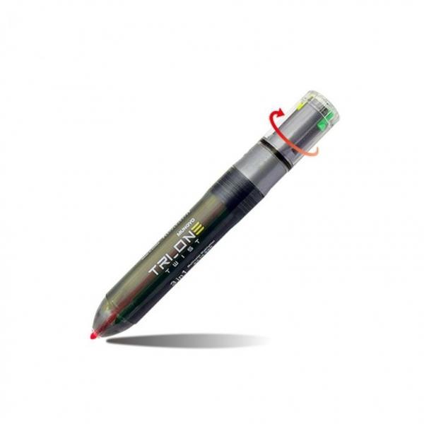 MUNGYO 12000 트리온 트위스트형광펜 3색 6개입 1갑