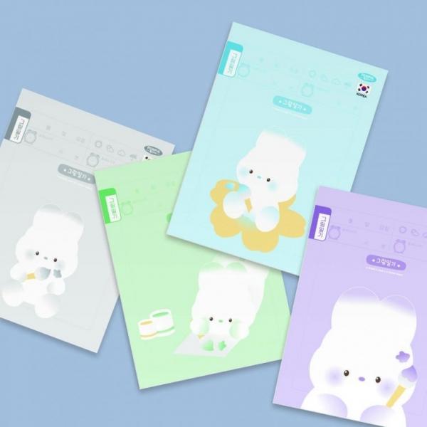 펜피아 800 초등 제본 그림일기(단면) 노트 1세트 10권