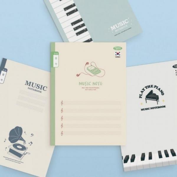 펜피아 800 초등 제본 3-6음악 노트 1세트 10권