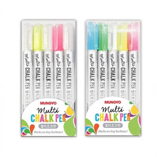 MUNGYO 5000 멀티초크펜 5본세트 3색 5색