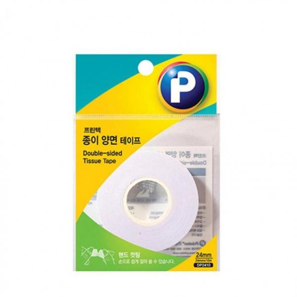 프린텍 DP2410 종이양면테이프 리필 24x10