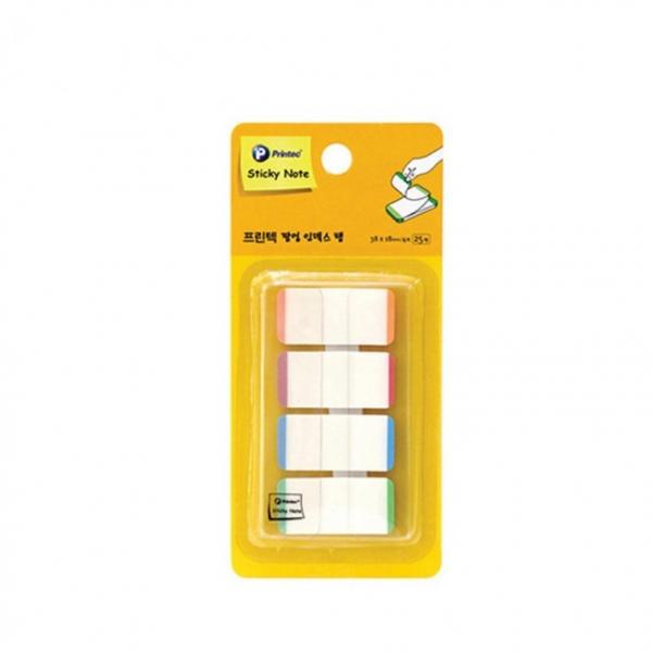 프린텍 IT3818-4L 팝업인덱스 탭 라인4색 38x18