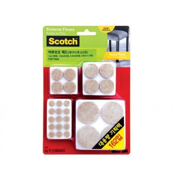 3M 스카치 SP845 마루보호 패드 밸류팩 베이지162