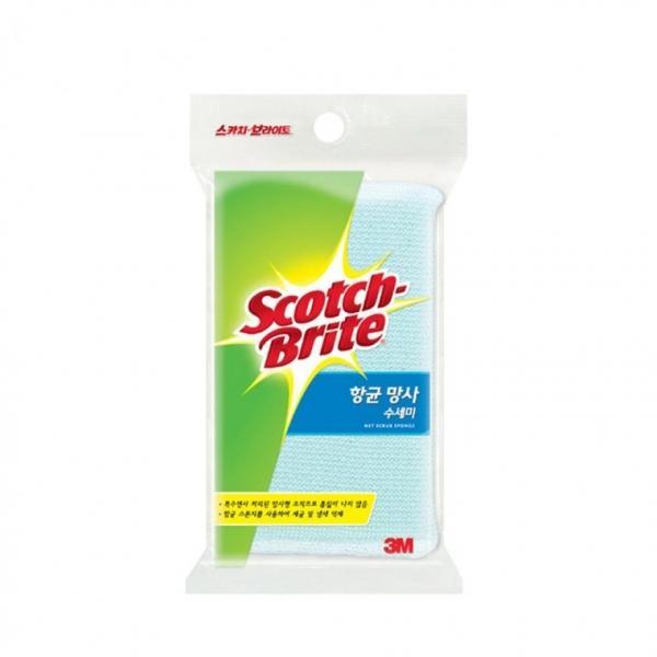 3M 스카치브라이트 0551 항균 망사 수세미 1입
