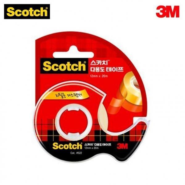 3M 스카치 다용도 테이프 디스펜서 522D (12mmx20m)