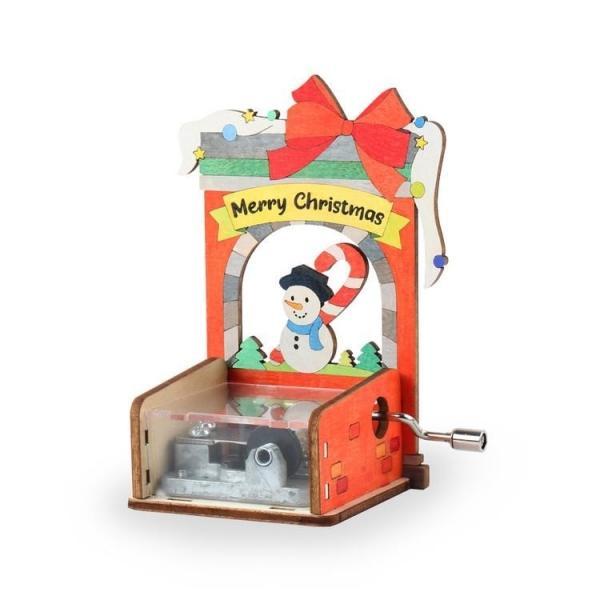 DIY 영공방 수동오르골 크리스마스 벽난로