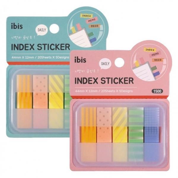 아이비스 1500 포인트인덱스스티커 1세트 20개입 11241