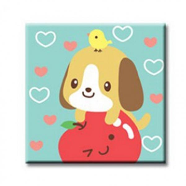 DIY그리기 페인팅 12간지 아기 강아지 20X20
