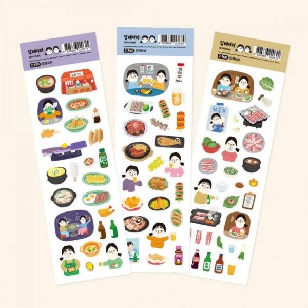 달페이퍼 술집테마 6종 씰스티커