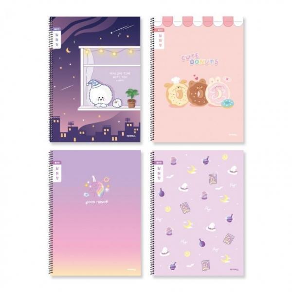 ibis 1200 초등 슬림 알림장 좁은칸(여) 1세트 10개입 12374