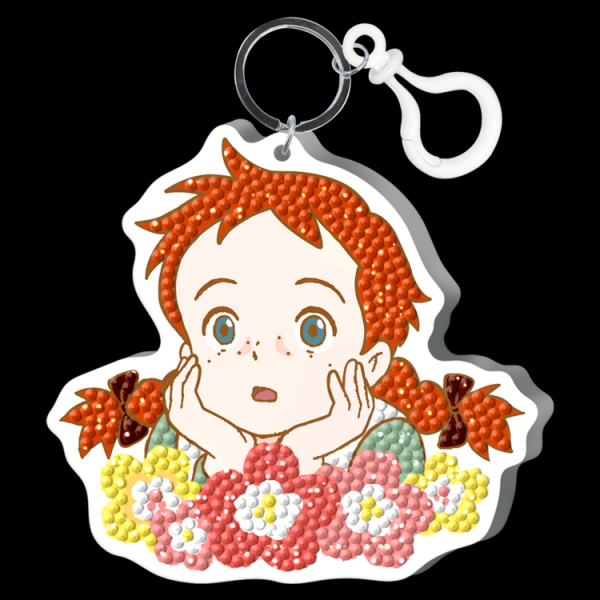 DIY 보석십자수 왕키링 안녕 앤