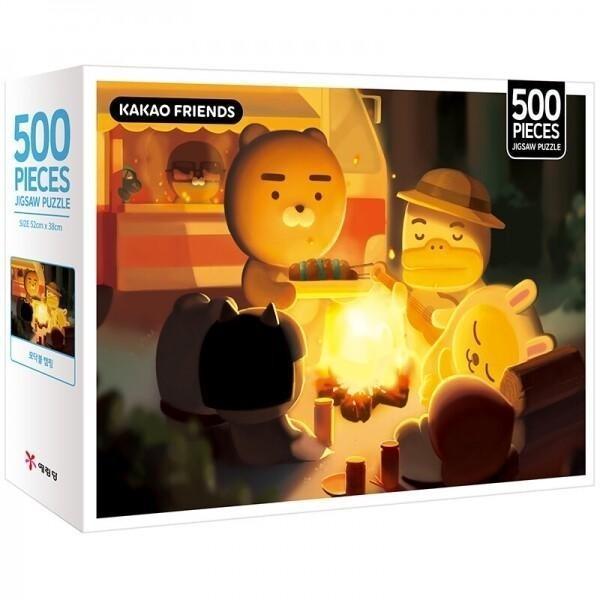 DIY 직소퍼즐 카카오프렌즈 모닥불 캠핑 500피스