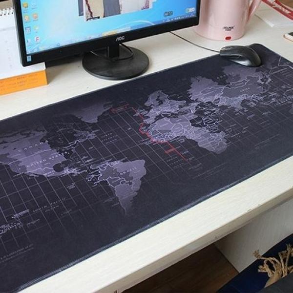 마우스패드 세계지도 롱 마우스패드 롱패드 게이밍 장패드 게임 패드