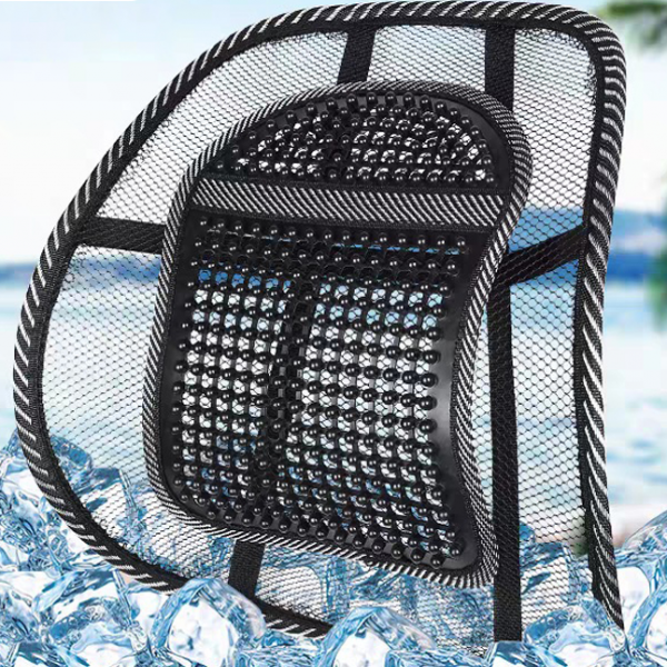 메쉬 통풍 등받이 자동차 허리받침대 쇼파 지압돌기 의자 차량용 등쿠션 차량용