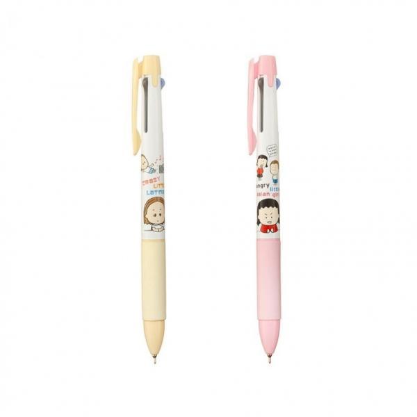 제노 다색펜 앵그리 리틀 걸 0.38mm 3색 볼펜