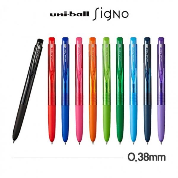 유니 UMN-155-38 유니볼 시그노 노크식 0.38mm