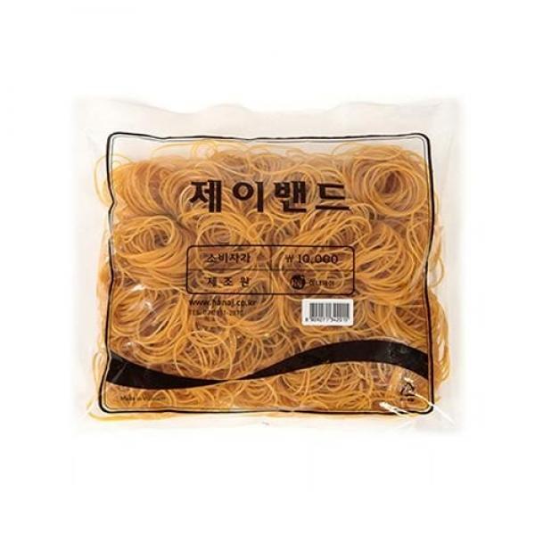 제이 밴드 10000 대용량 노란 고무줄 1.3mm