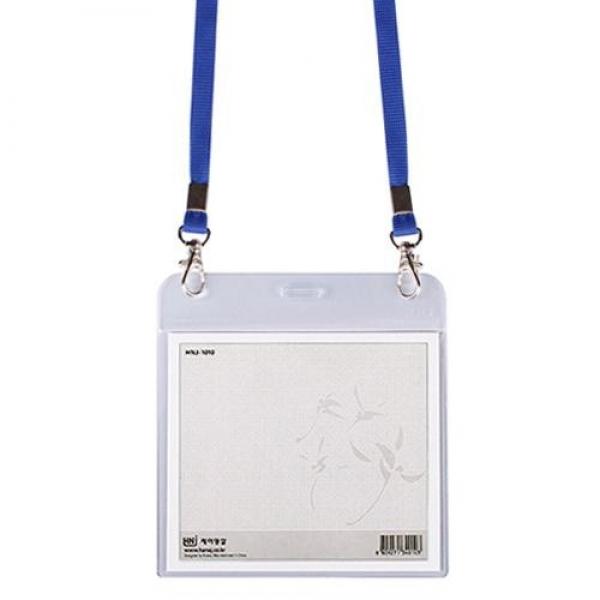 고급 두꺼운 목걸이 줄 스퀘어 명찰 관광 행사 이름표