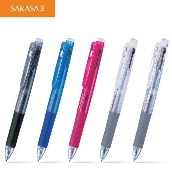 제브라 젤볼펜 사라사3 삼색볼펜 J3J2 0.5