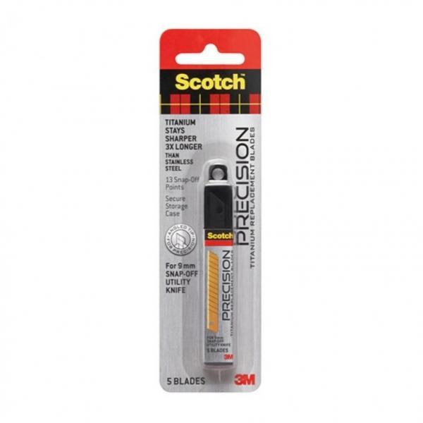 3M 스카치 티타늄 소형 TI-KS 커터 칼날 (9mm) 리필5입