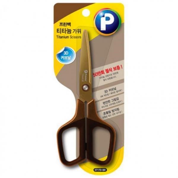 프린텍 ST170-BR 3D커브가위 티타늄 17cm