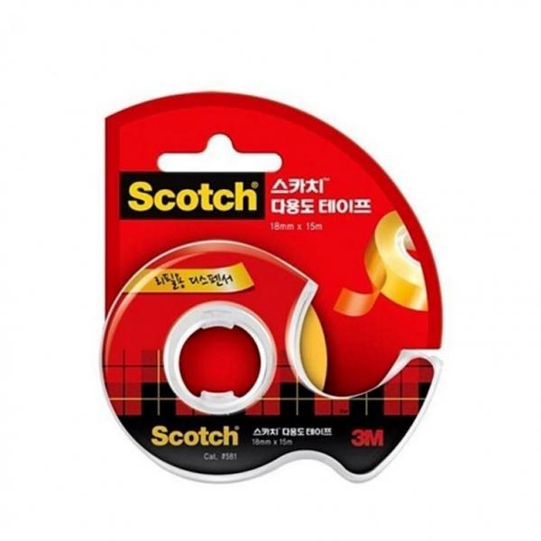 3M 스카치 다용도 테이프 디스펜서 581D (18mmx15m)