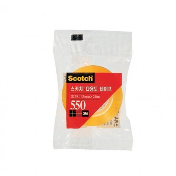3M 스카치 3M 투명 다용도 테이프 리필 550 (12mmx20m)
