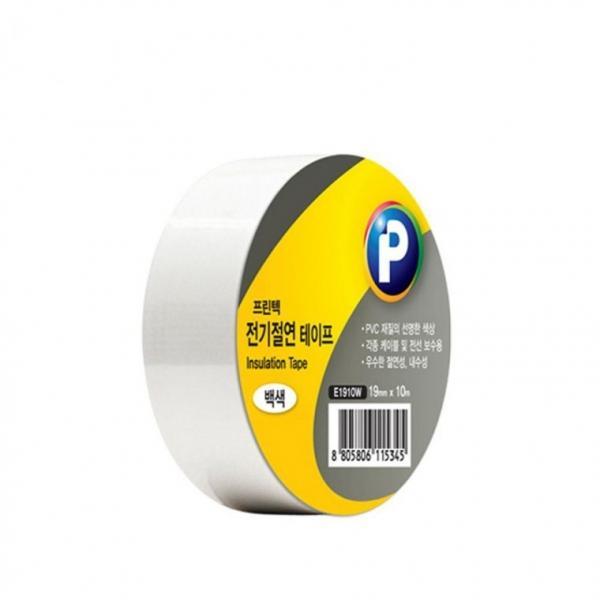 프린텍 E1910W 전기절연 테이프 백색 19x10