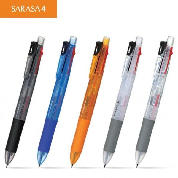 제브라 젤볼펜 사라사4 사색볼펜 J4J1 0.5