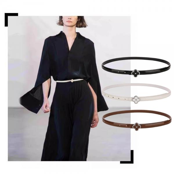 심플 모던 여성용 벨트 가죽 허리띠 데일리 코디패션