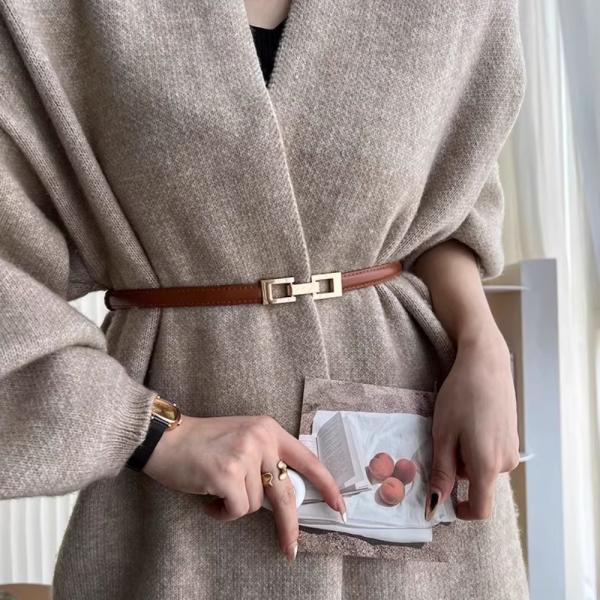 세련 포인트 여성용 벨트 가죽 허리띠 패션 캐주얼