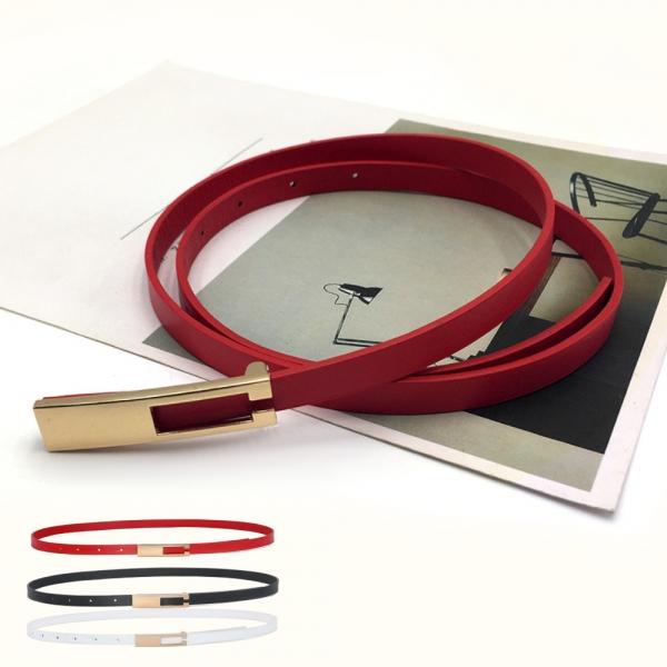 깔끔한 무드 여성용 벨트 가죽 허리띠 패션 포인트