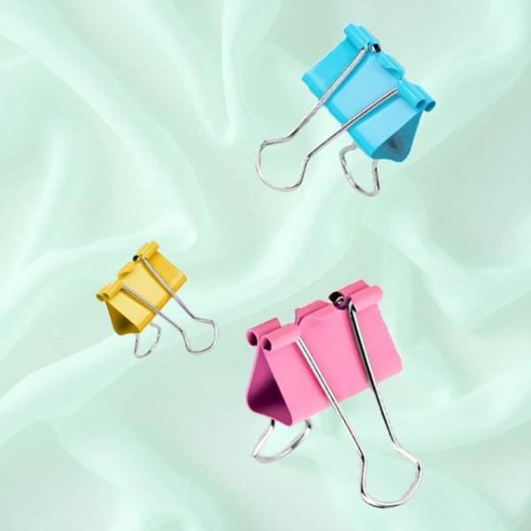 더블 A4 클립 대형 고정 중형 바인더 중이 보관 클립