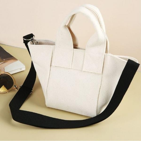 휴대폰 가방 미니 크로스백 에코백 캔버스 블랙