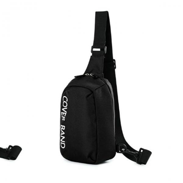 슬링백 캐주얼 크로스백 보조 가방 제트블랙