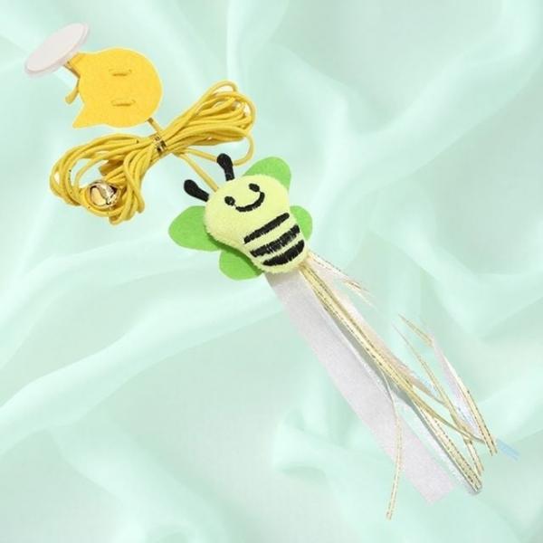 흥미유발 분리불안 깃털 벽부착 반려동물용품 장난감