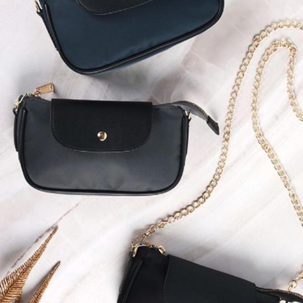 미니 크로스백 체인 핸드백 가방 그레이