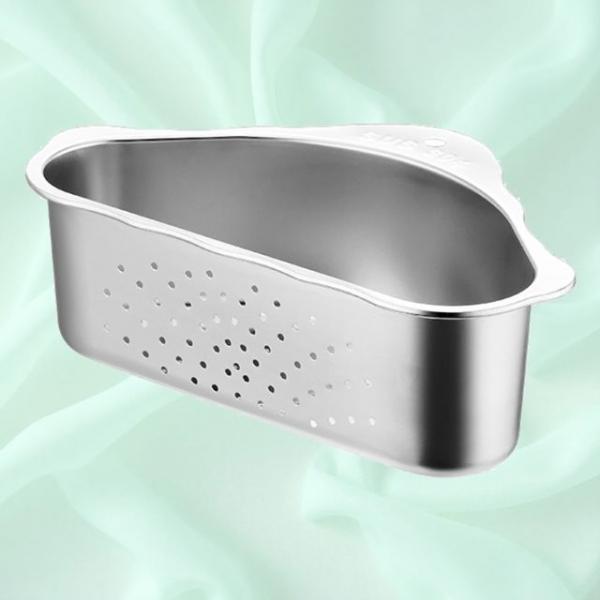 삼각 씽크대 무타공 거름망 음식물 걸이 채반 거름망