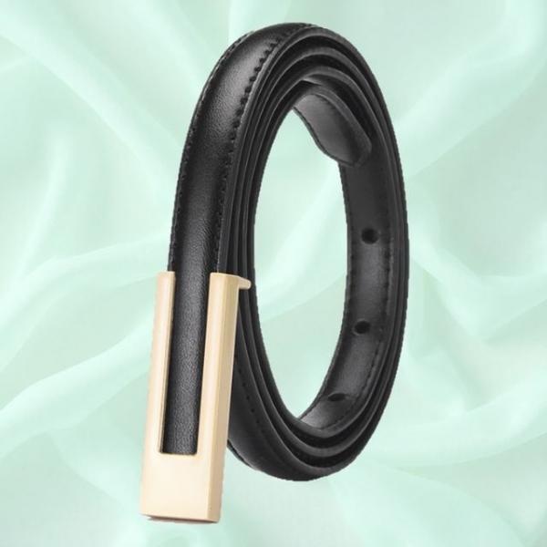 얇은 가죽벨트 밸트 여성 모던 정장 허리 튼튼한 벨트